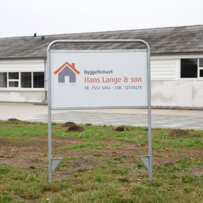 Entrepren�rskilte - stor