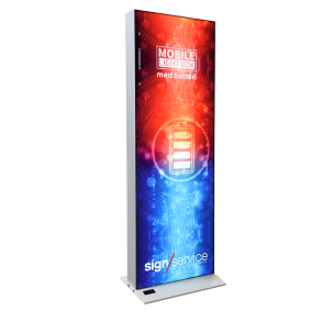 Mobile Lightbox 150 x 50 cm - Batteri