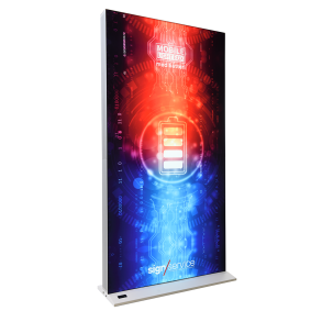 Mobile Lightbox 200 x 100 cm - Batteri